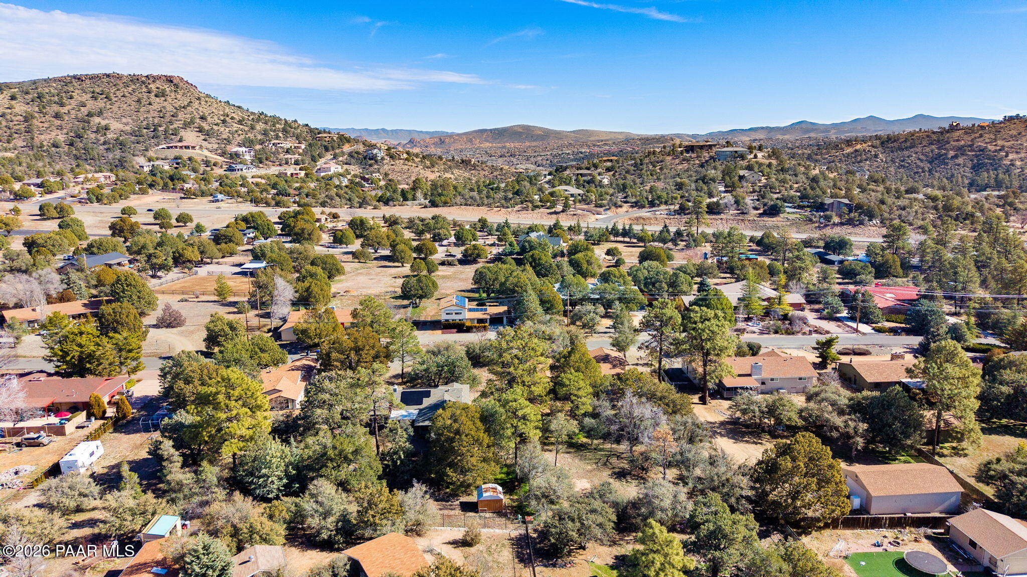 3030 Hozoni Road Prescott, AZ 86305 - Photo 34 of 37 34-Aerial Back (1)