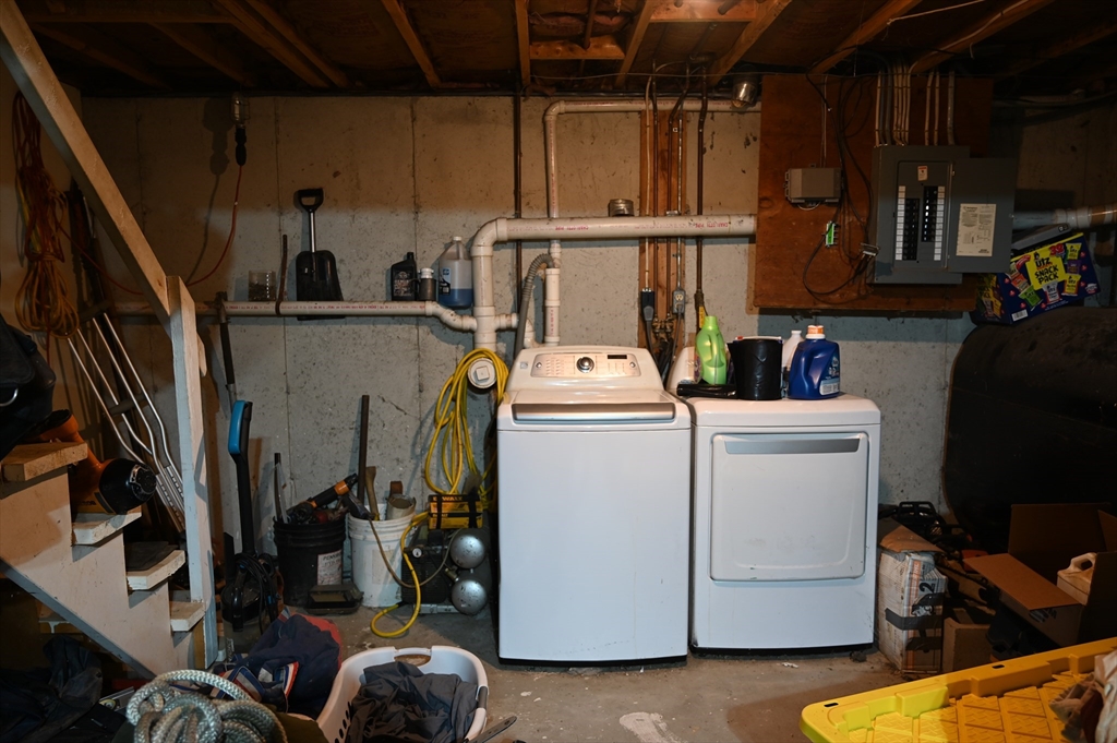 4 Spring Street Rochester, NH 03868 - Photo 15 of 29 a utility room with dryer and washer