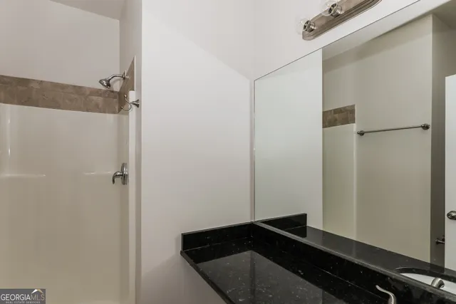 a close view of bathroom