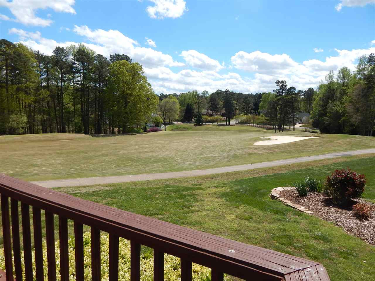 10117 Goodview Court Raleigh, NC 27613 - Photo 11 of 21 Golf course view from rear deck