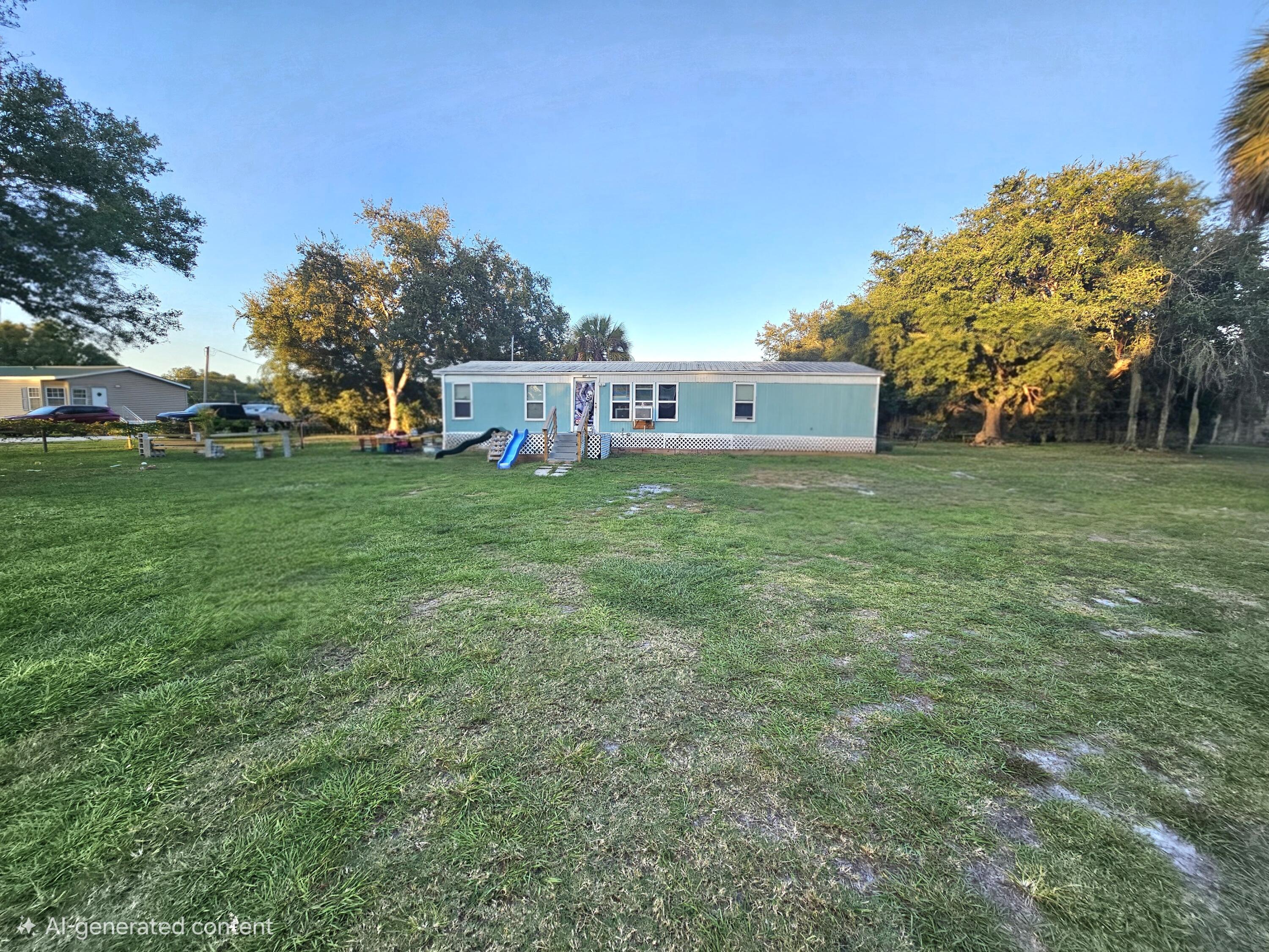 7835 Southeast 60th Drive Okeechobee, FL 34974 - Photo 2 of 35 a house view with a garden space