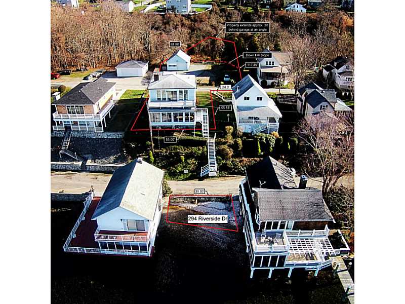 294 Riverside Drive Tiverton, RI 02878 - Photo 1 of 9 Aerial View.