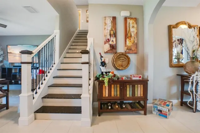 a view of entryway and hall