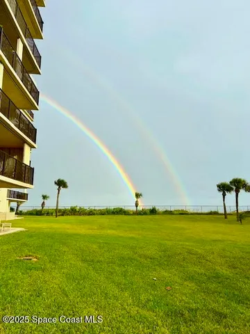 a view of an ocean and beach