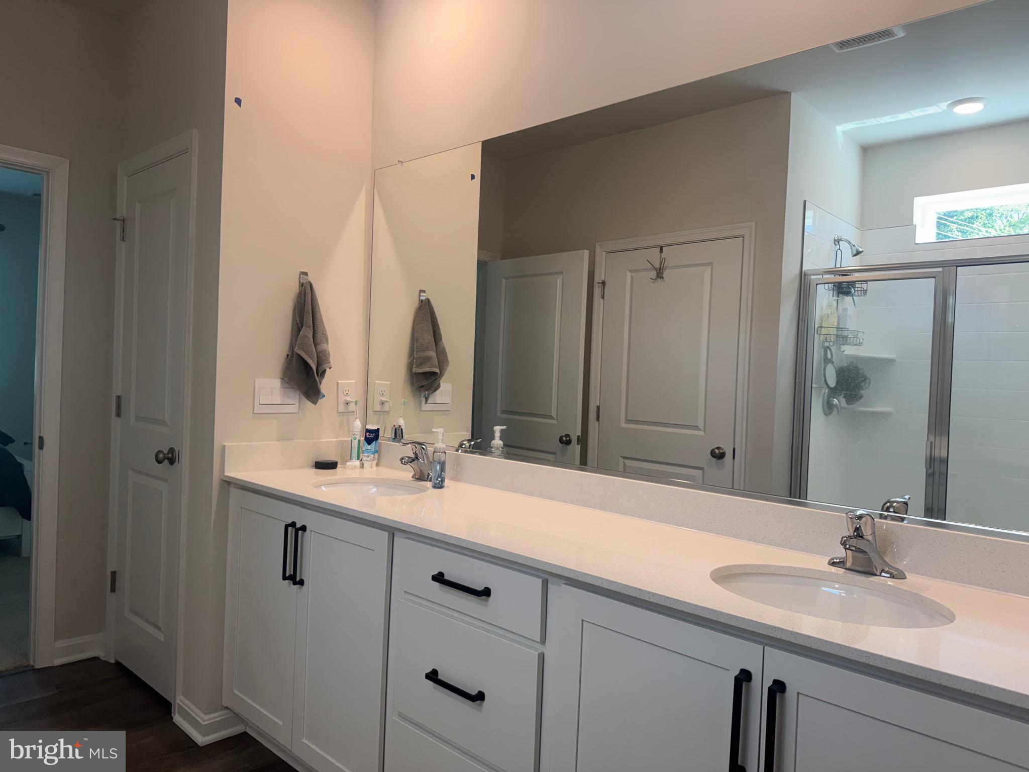 241 Atkinson Street Charles Town, WV 25414 - Photo 22 of 37 a bathroom with a sink and a mirror