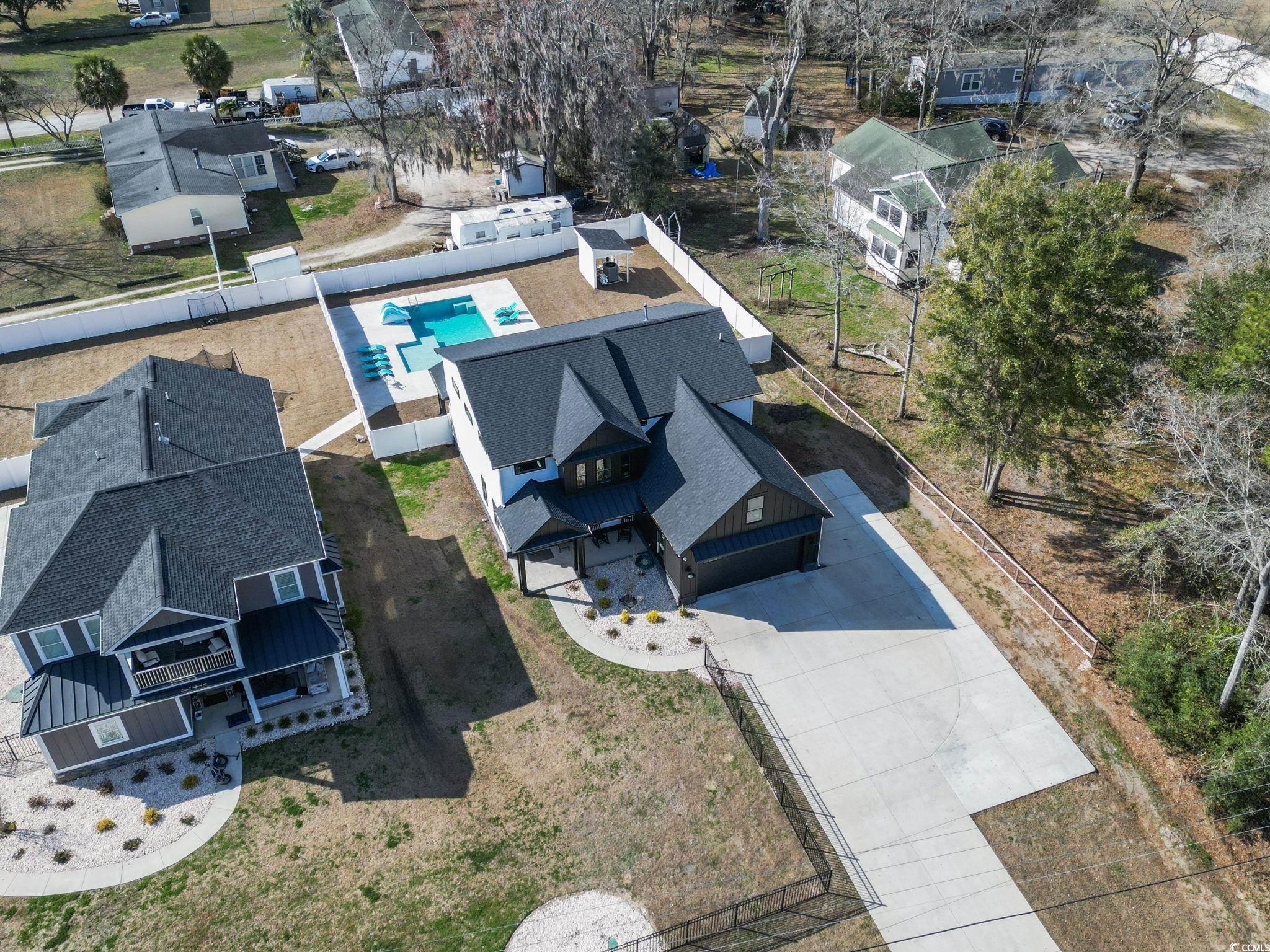 4860 Mill Pond Road Myrtle Beach, SC 29588 - Photo 4 of 40 Birds eye view of property