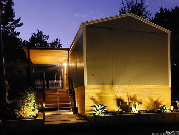 a view of sky from balcony
