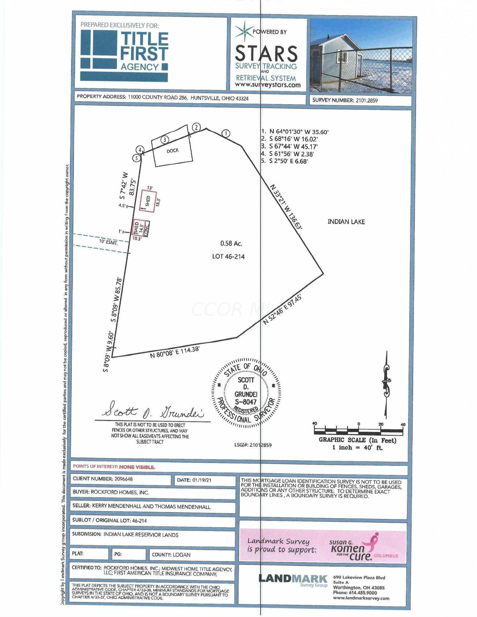 11000 Co Road Huntsville, OH 43324 - Photo 28 of 28 11000 CR286 Boundary Measurements