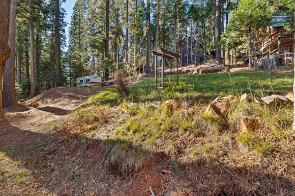 a view of backyard with outdoor space