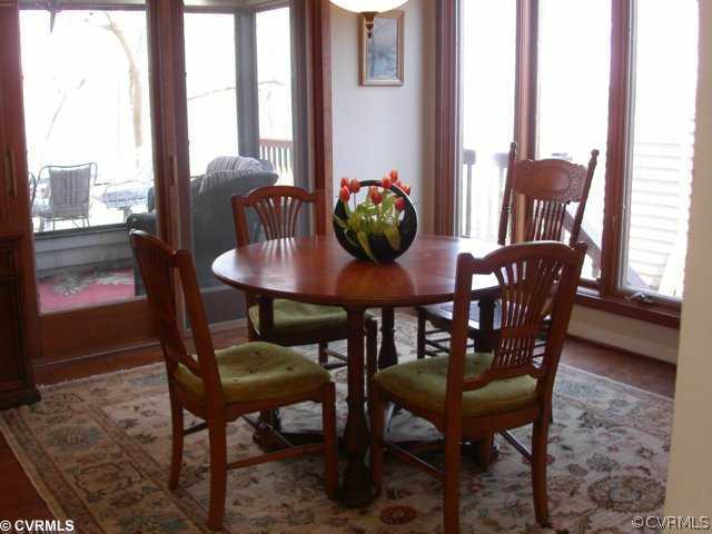 5603 Promontory Pointe Road Midlothian, VA 23112 - Photo 6 of 12 Dining Room - Dining Room opens to screened porch