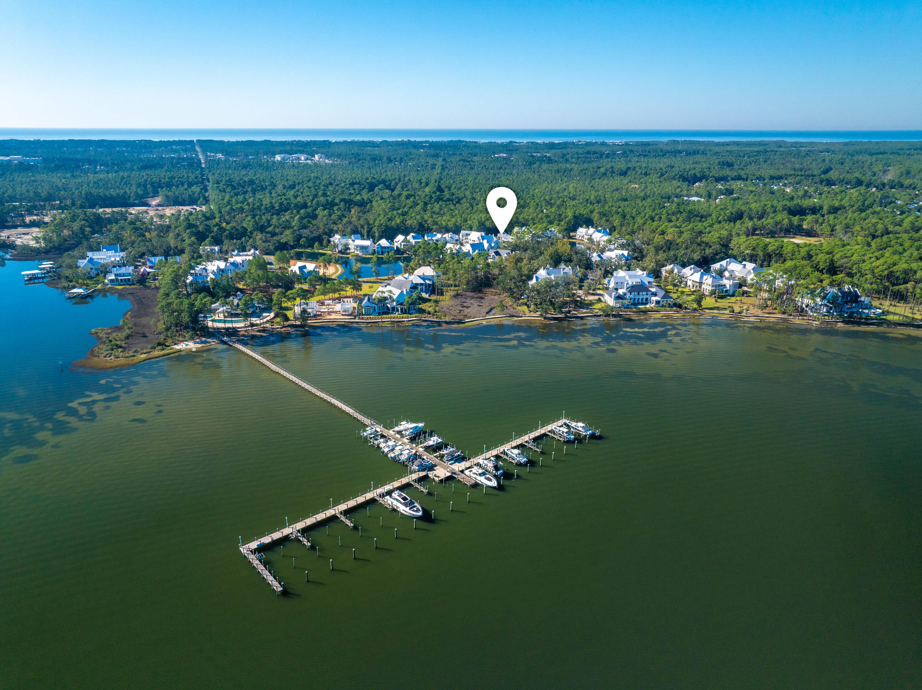 90 Perrin Santa Rosa Beach, FL 32459 - Photo 43 of 47 90 Perrin Aerial Marked-1