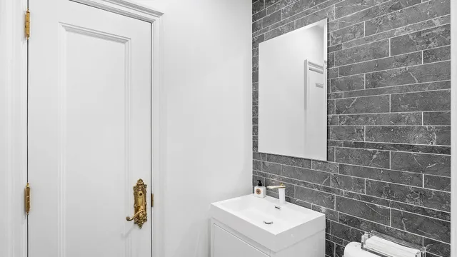 a view of hallway with livingroom