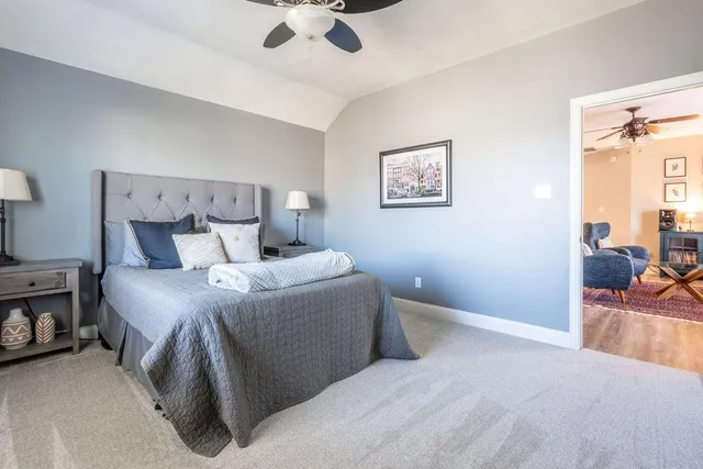 a room with furniture and a window