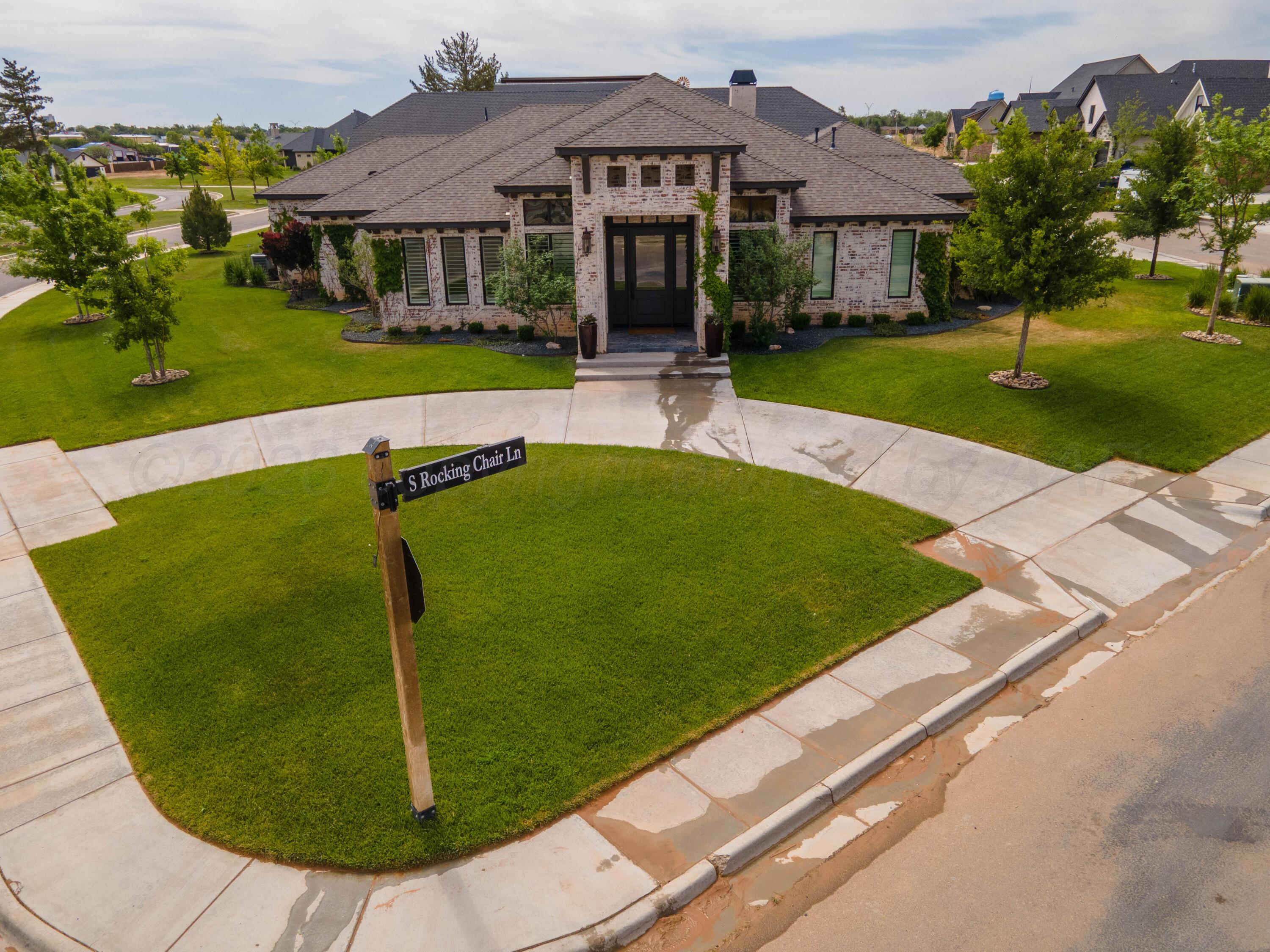 4508 South Rocking Chair Lane Amarillo, TX 79124 - Photo 45 of 48 an aerial view of a house