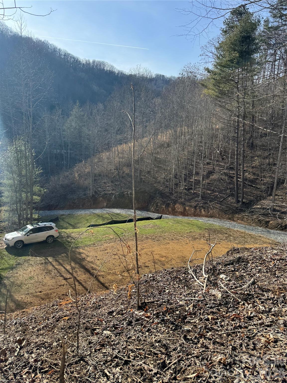 890 Fisher Branch Road Marshall, NC 28753 - Photo 11 of 23 a view of a backyard with a small pool