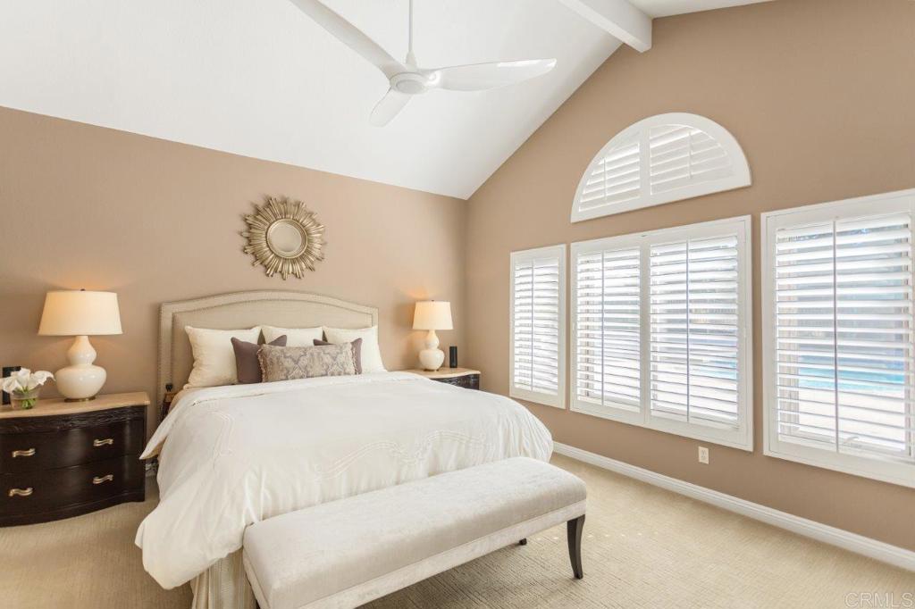 9369 Quail Canyon Road El Cajon, CA 92021 - Photo 25 of 43 a bedroom with a bed and a window