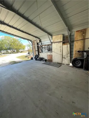 a view of a car garage