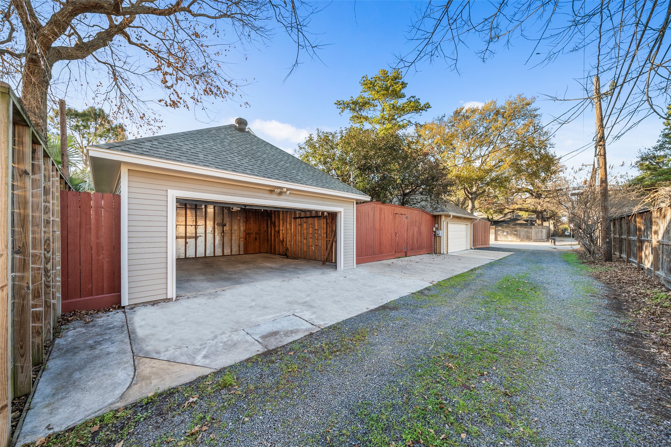 1342 Allston Street Houston, TX 77008 - Photo 34 of 39 Detached two-car garage with alley entry.