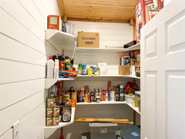 a view of storage and utility room