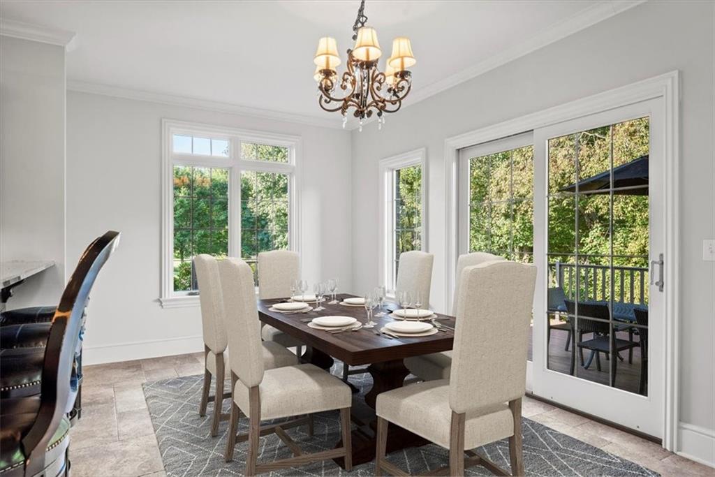 312 Cambridge Drive Mars, PA 16046 - Photo 12 of 50 a view of a dining room with furniture window and outside view