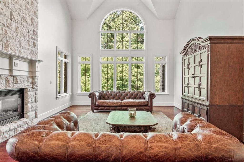 312 Cambridge Drive Mars, PA 16046 - Photo 16 of 50 a living room with furniture and a fireplace