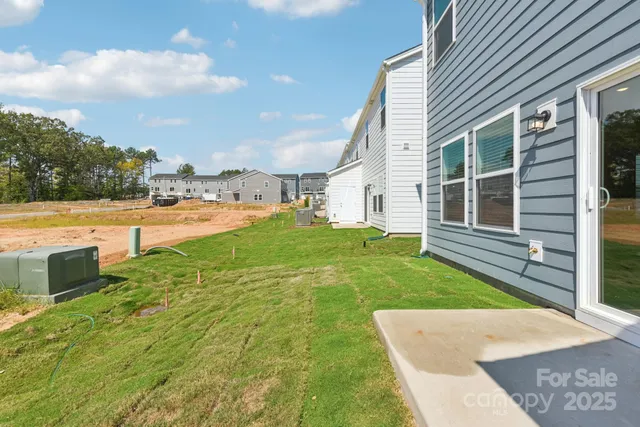 a view of an outdoor space and swimming pool