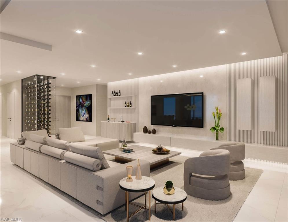 1925 Metropolitan Boulevard, Unit 1106 Naples, FL 34104 - Photo 21 of 21 Living room with recessed lighting