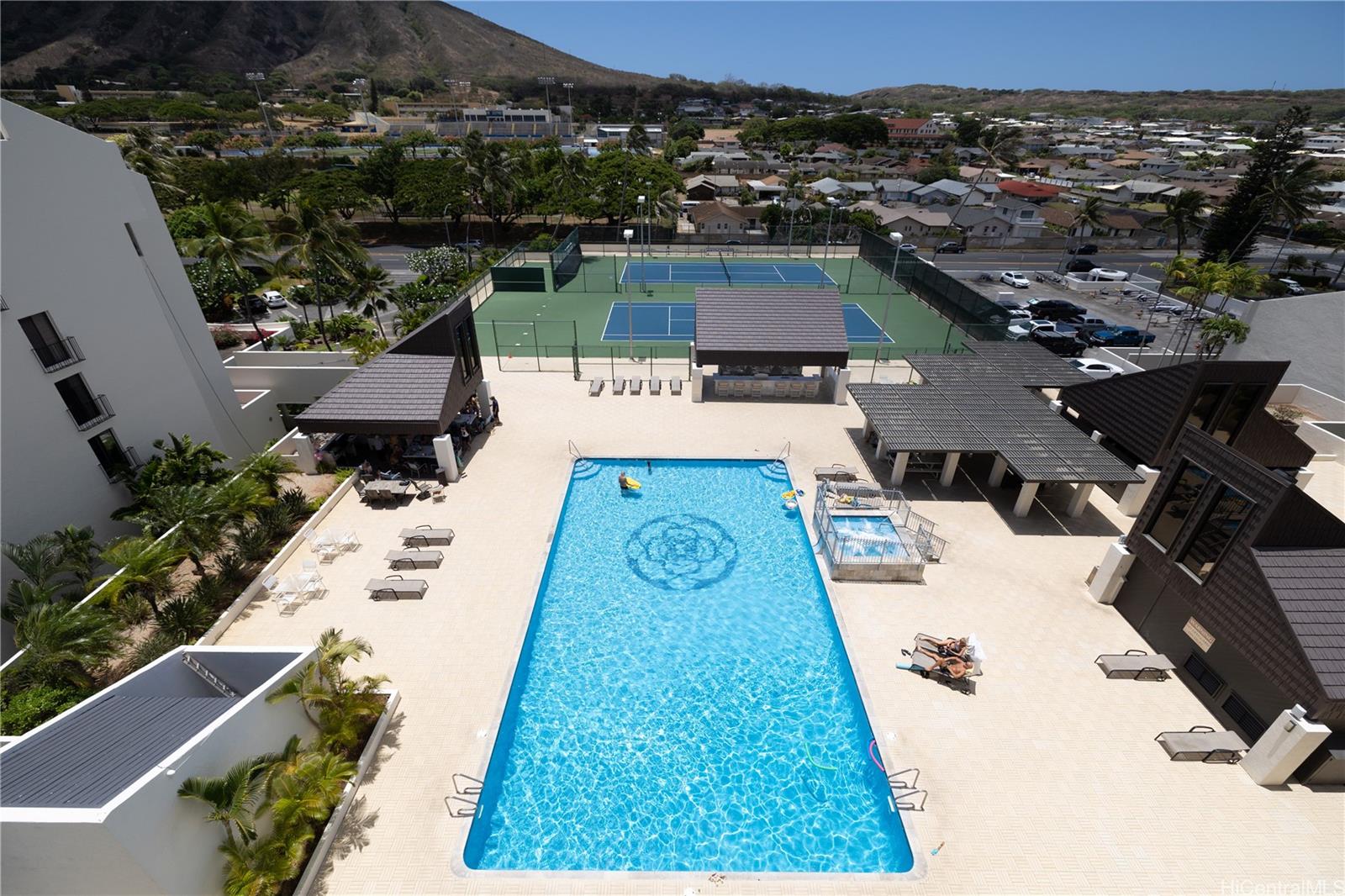 500 Lunalilo Home Road, Unit 14C Honolulu, HI 96825 - Photo 22 of 25 Let's swim some laps! (Aerial View)