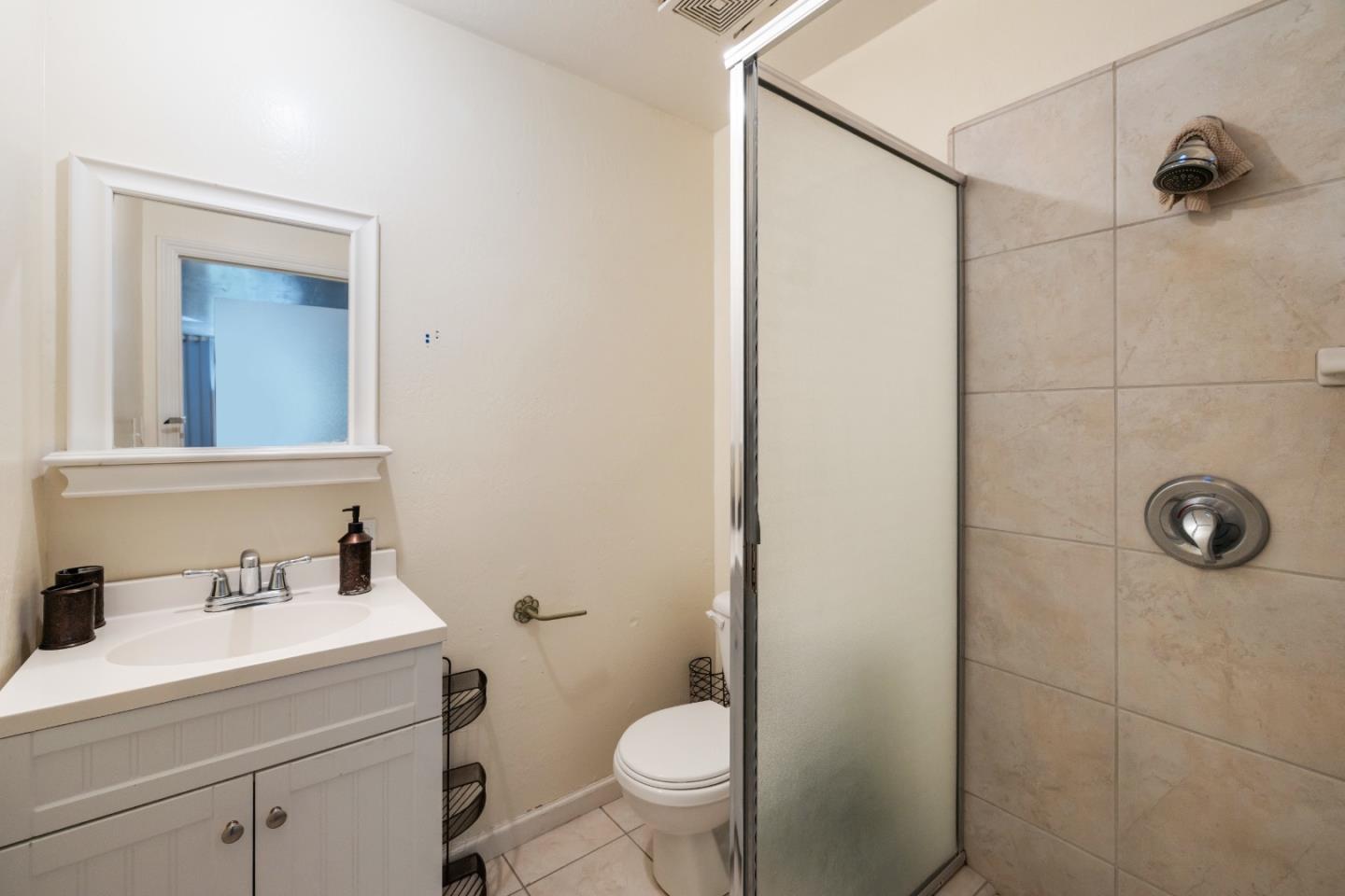 600 Cook Way Ben Lomond, CA 95005 - Photo 32 of 85 a bathroom with a sink a toilet and shower