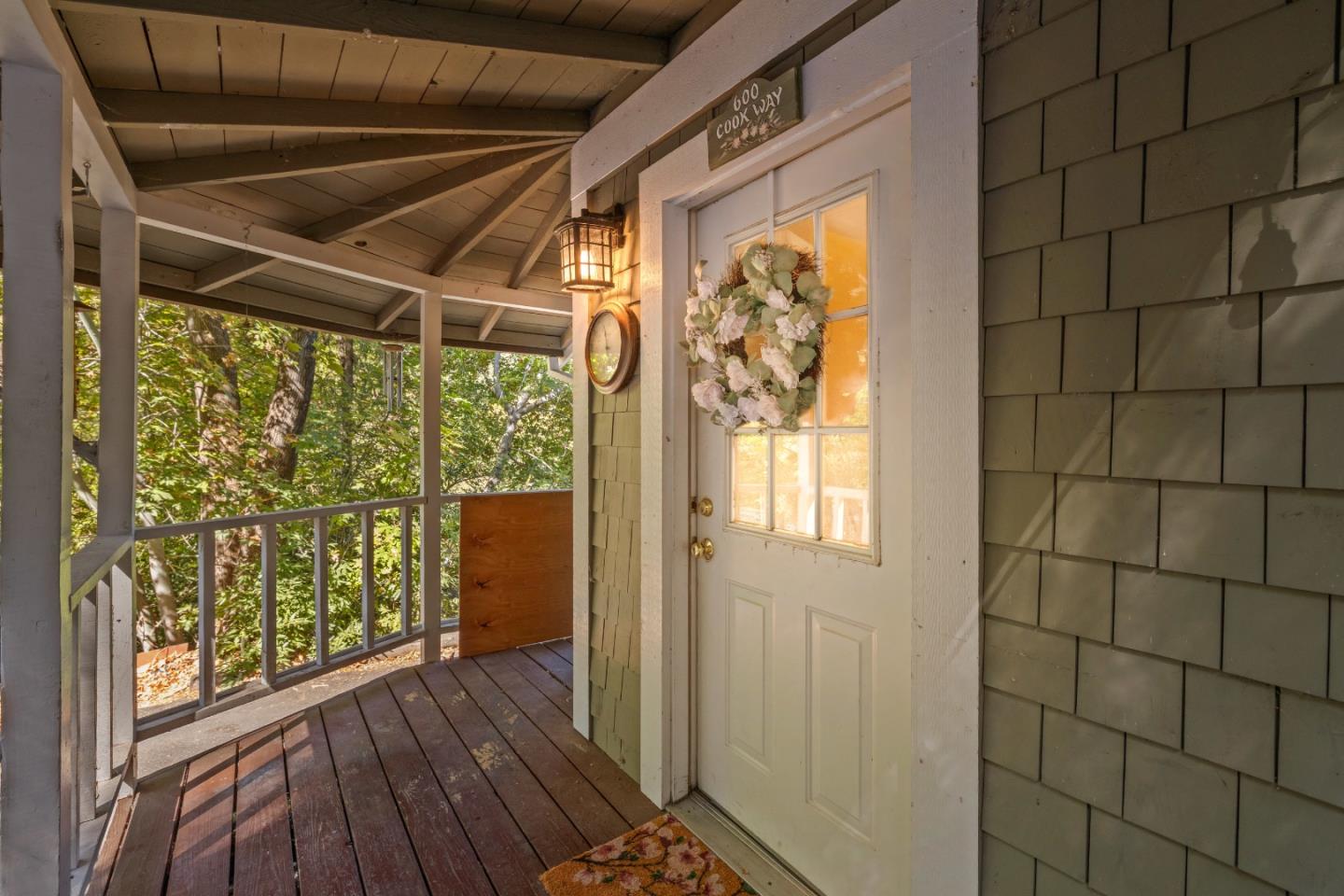 600 Cook Way Ben Lomond, CA 95005 - Photo 67 of 85 a view of a room with wooden floor and door