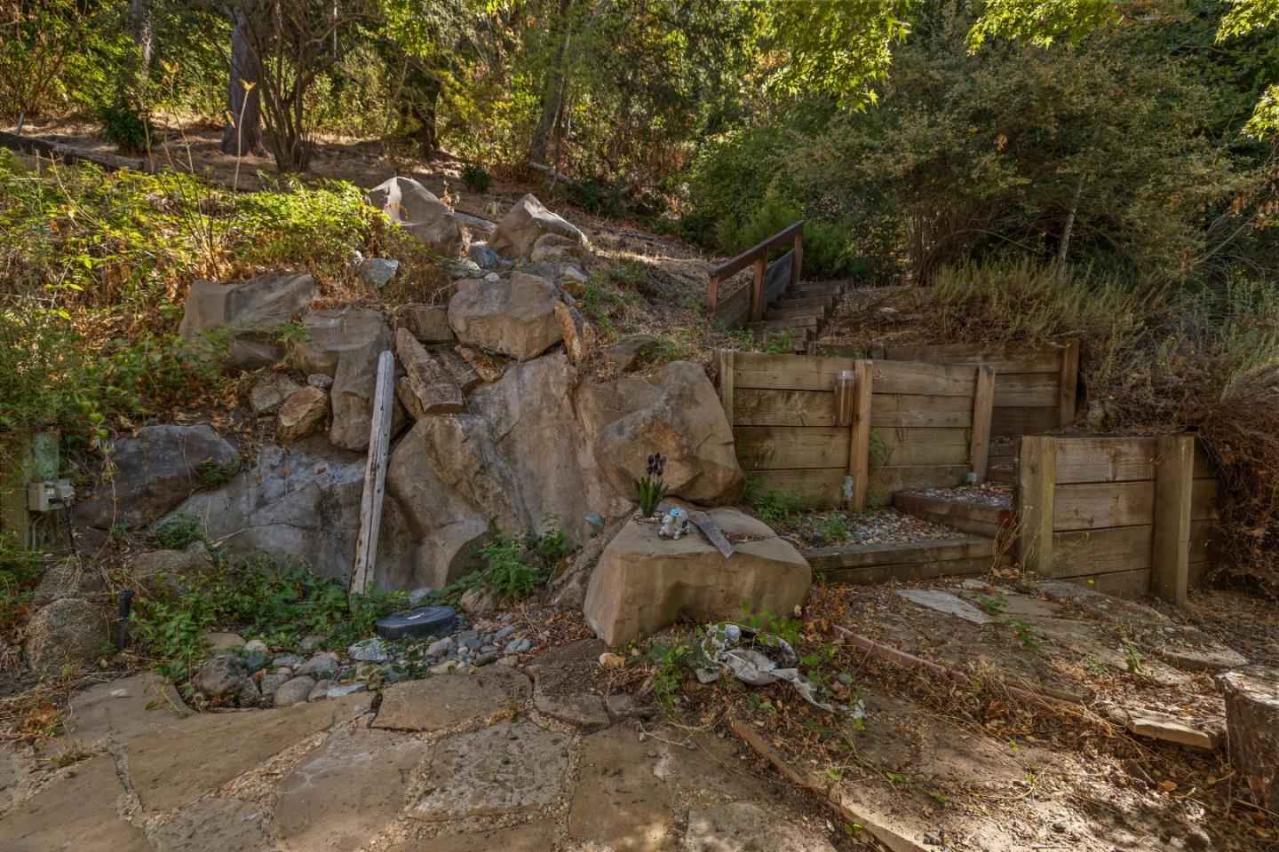 600 Cook Way Ben Lomond, CA 95005 - Photo 77 of 85 a backyard of a house with lots of green space