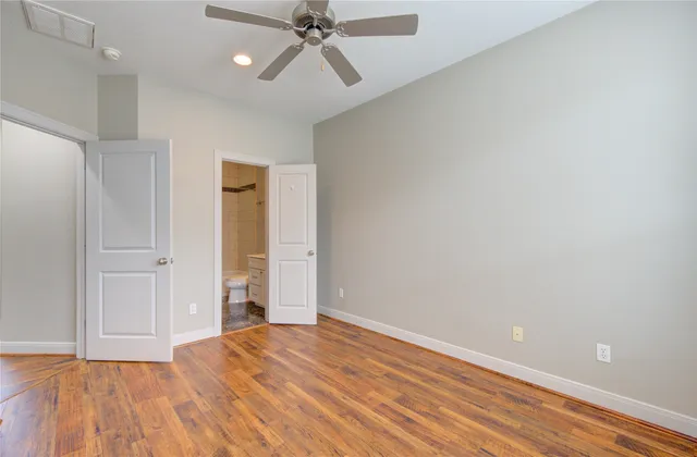 wooden floor in an empty room