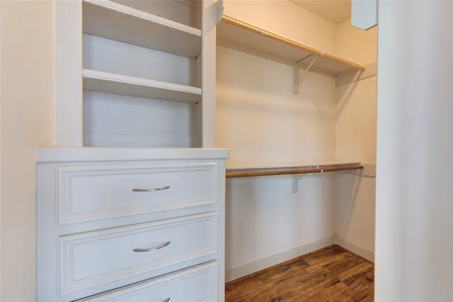 a view of walk in closet