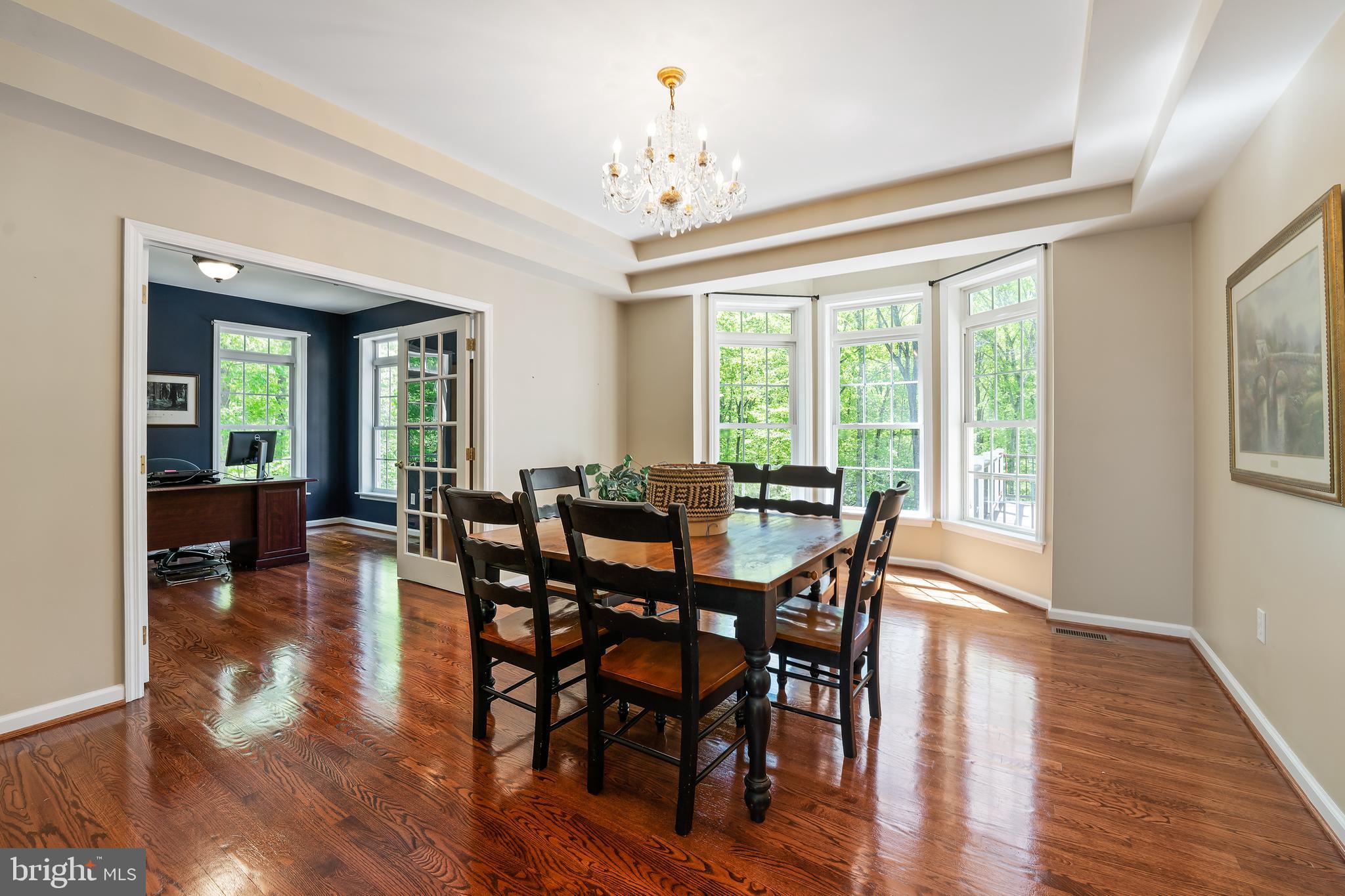 9361 Keyser Road Nokesville, VA 20181 - Photo 43 of 83 Dining room with chandelier
