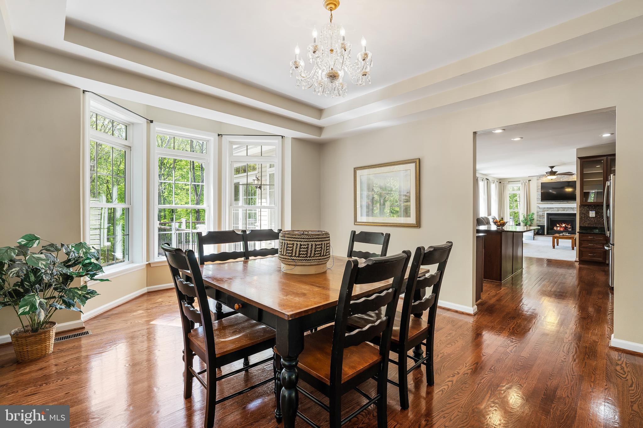 9361 Keyser Road Nokesville, VA 20181 - Photo 44 of 83 Large formal dining room with bay window