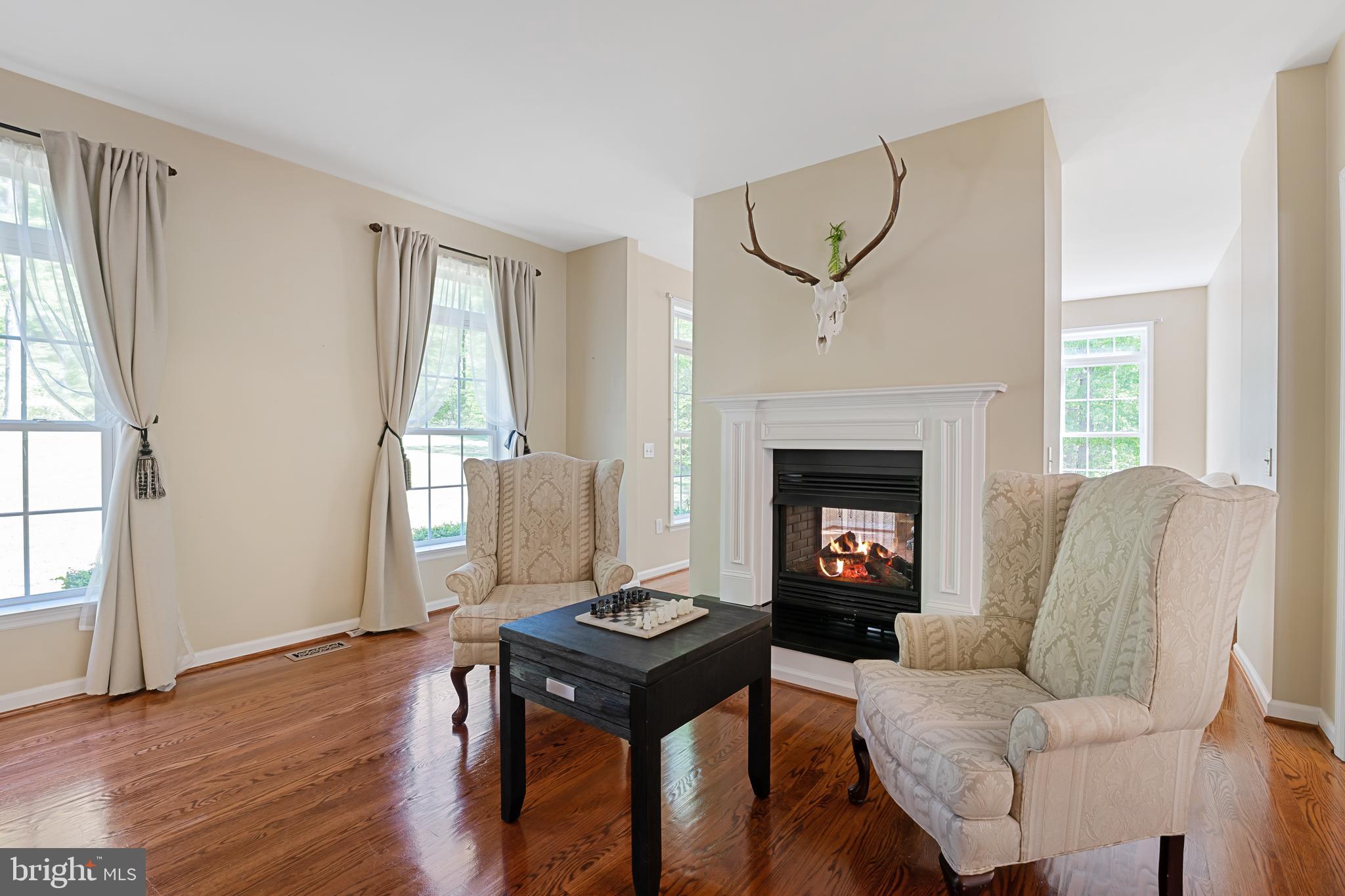 9361 Keyser Road Nokesville, VA 20181 - Photo 48 of 83 Main level double sided propane fireplace