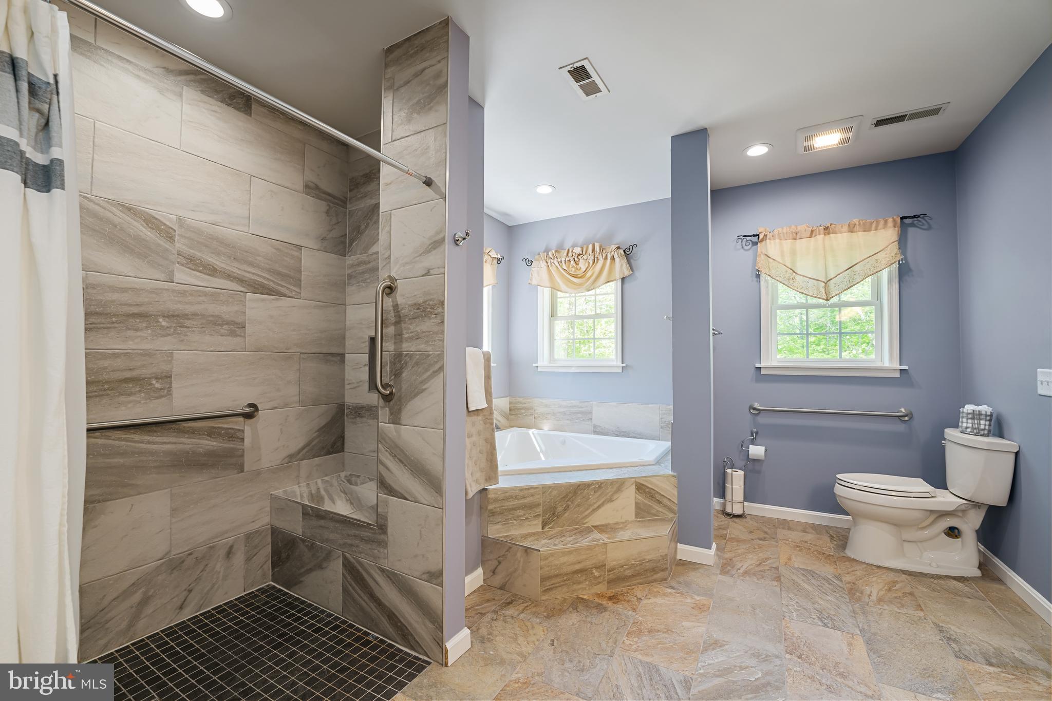 9361 Keyser Road Nokesville, VA 20181 - Photo 59 of 83 Walk-in shower with custom tile work