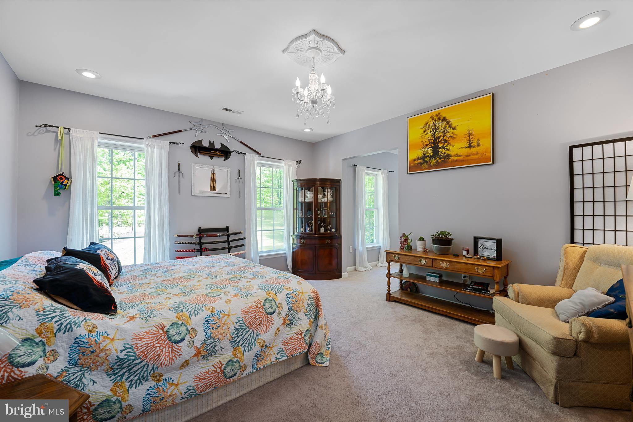 9361 Keyser Road Nokesville, VA 20181 - Photo 67 of 83 Bedroom suite #3 with sitting area & private bath