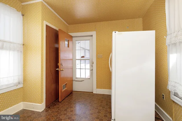 a view of a bathroom with a bathroom