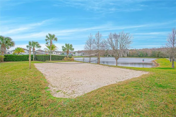 a view of garden with patio