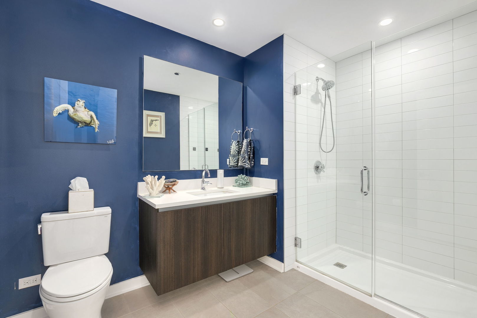 1648 West Division Street, Unit 703 Chicago, IL 60622 - Photo 29 of 41 a bathroom with a sink toilet and shower