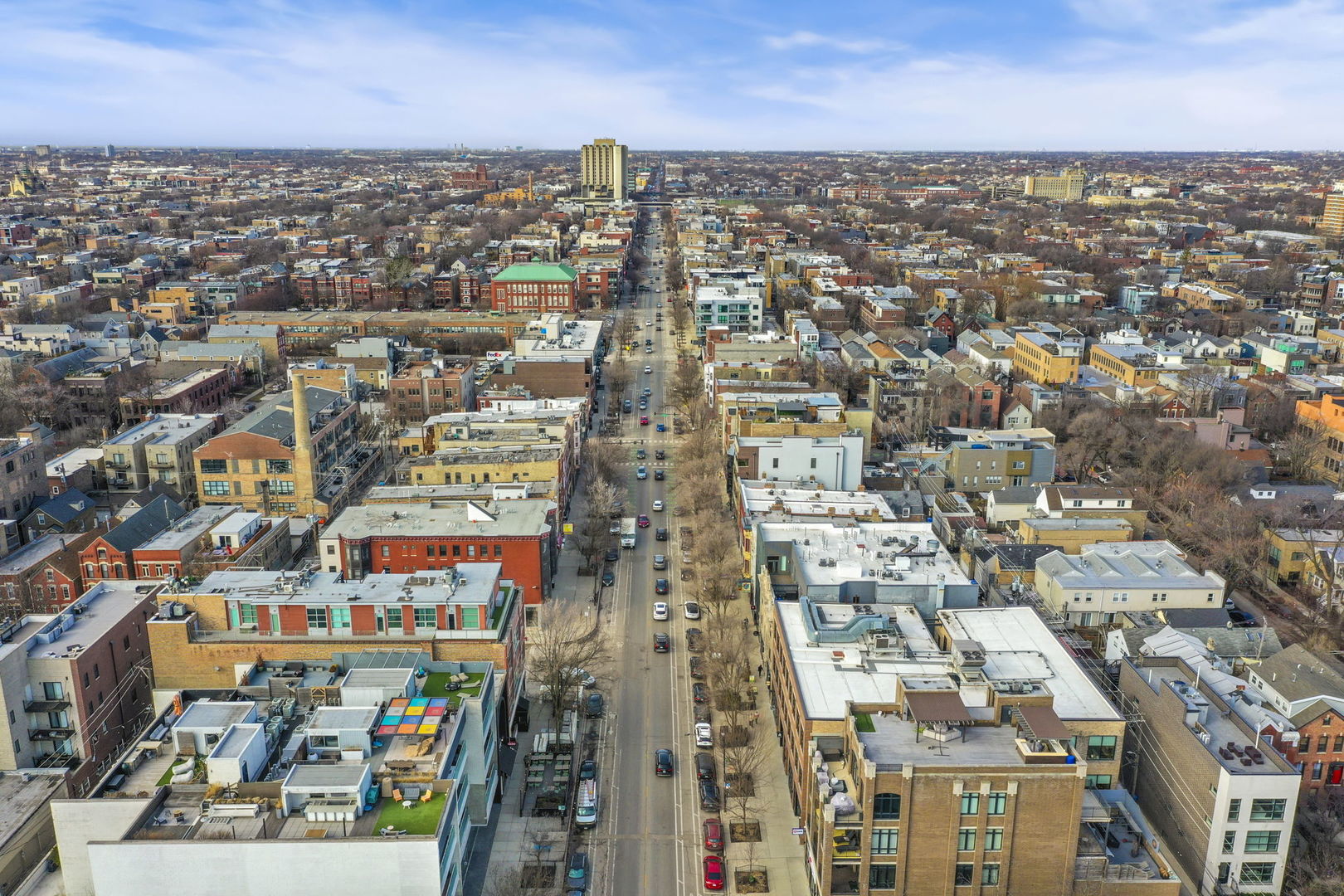 1648 West Division Street, Unit 703 Chicago, IL 60622 - Photo 40 of 41 an aerial view of city