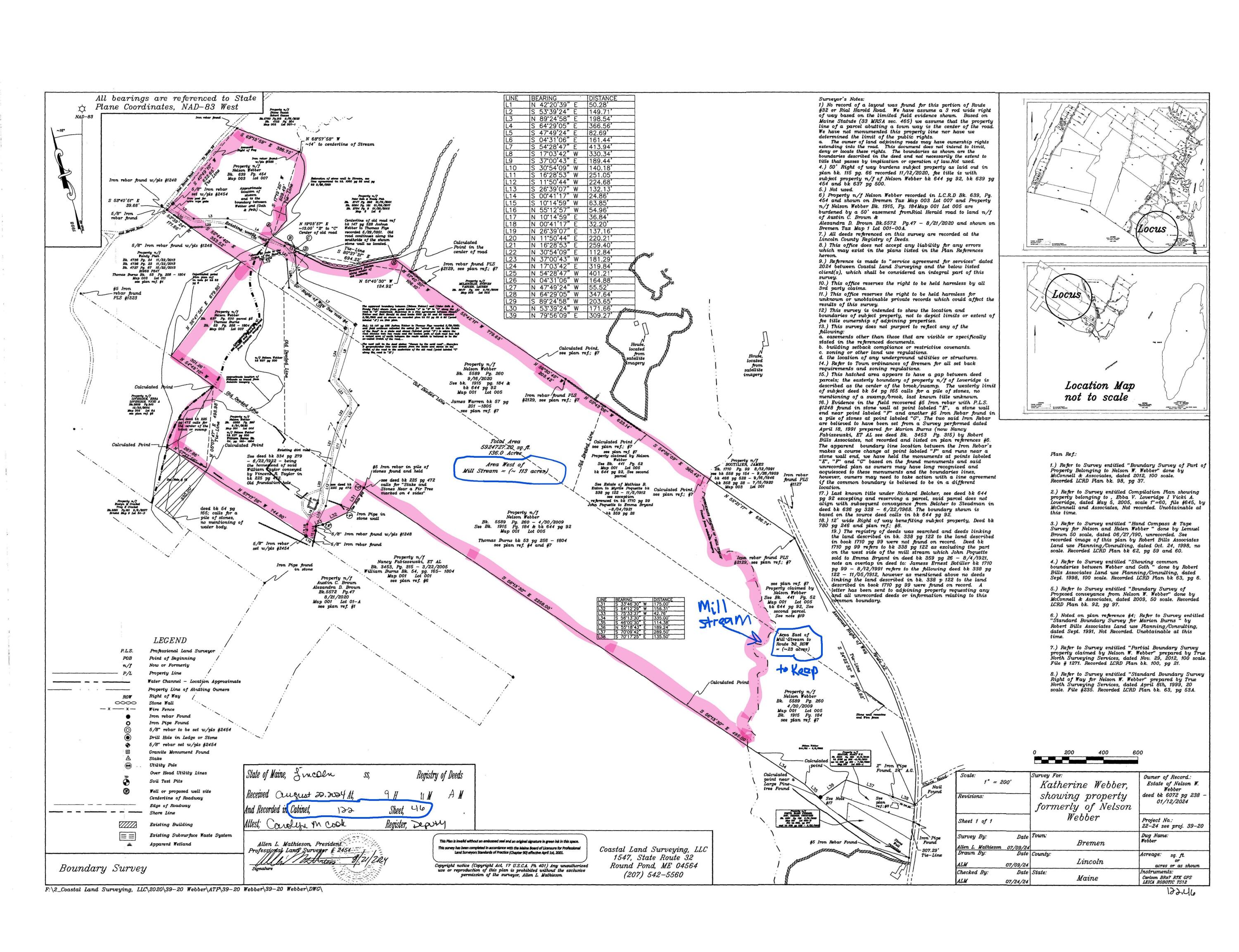 0 Rial Herald Road Bremen, ME 04551 - Photo 9 of 9 Updated Survey