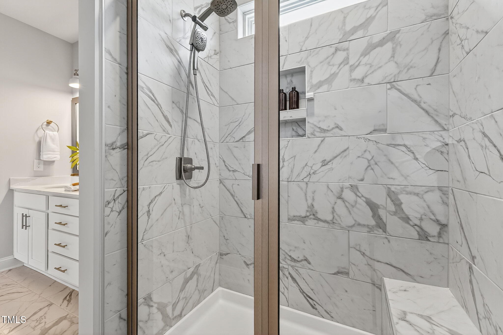 1217 Linkwood Way Fuquay-Varina, NC 27526 - Photo 27 of 44 a bathroom with a shower