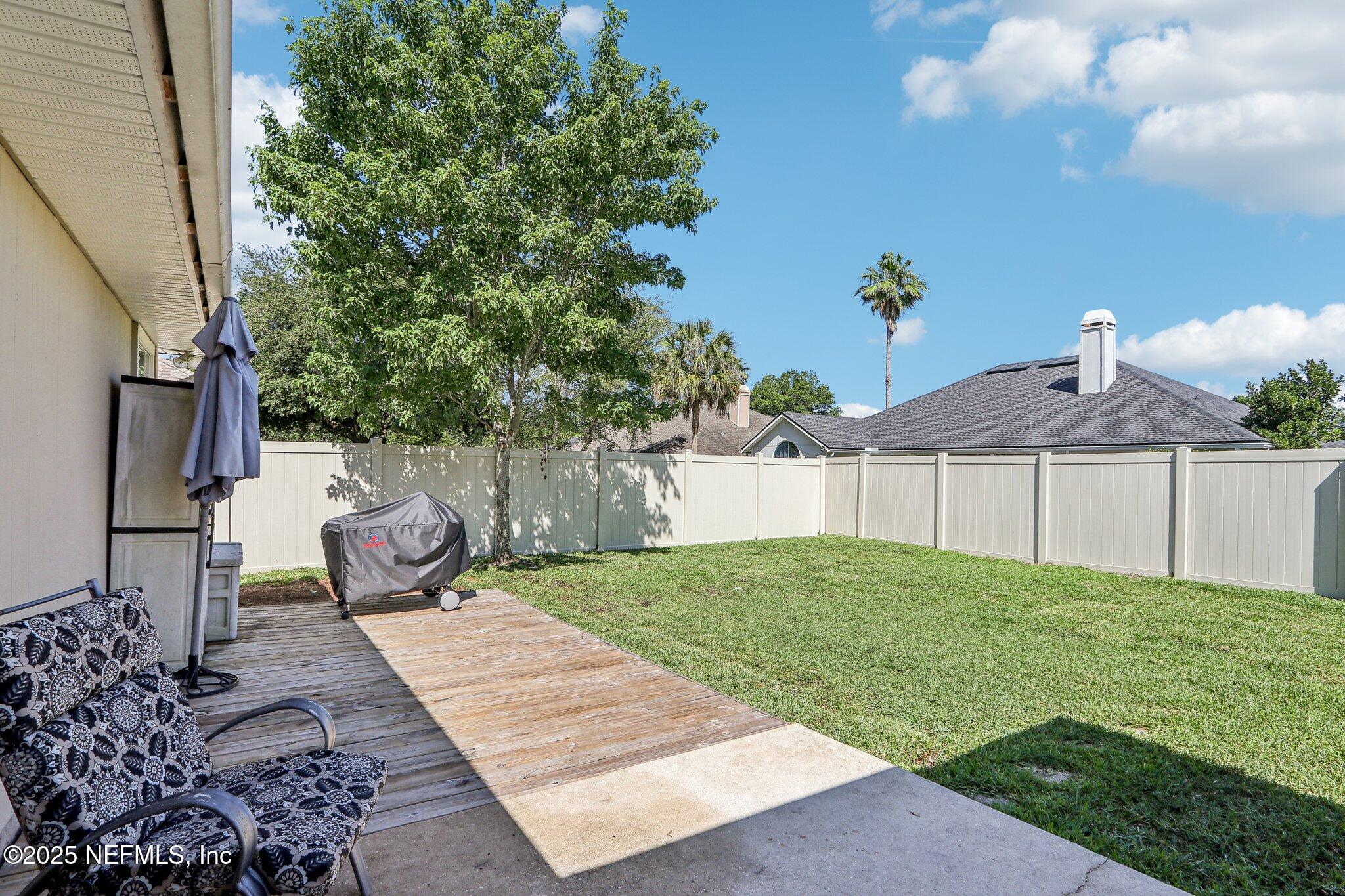 2124 Pond Spring Way Fleming Island, FL 32003 - Photo 44 of 56 a view of a backyard
