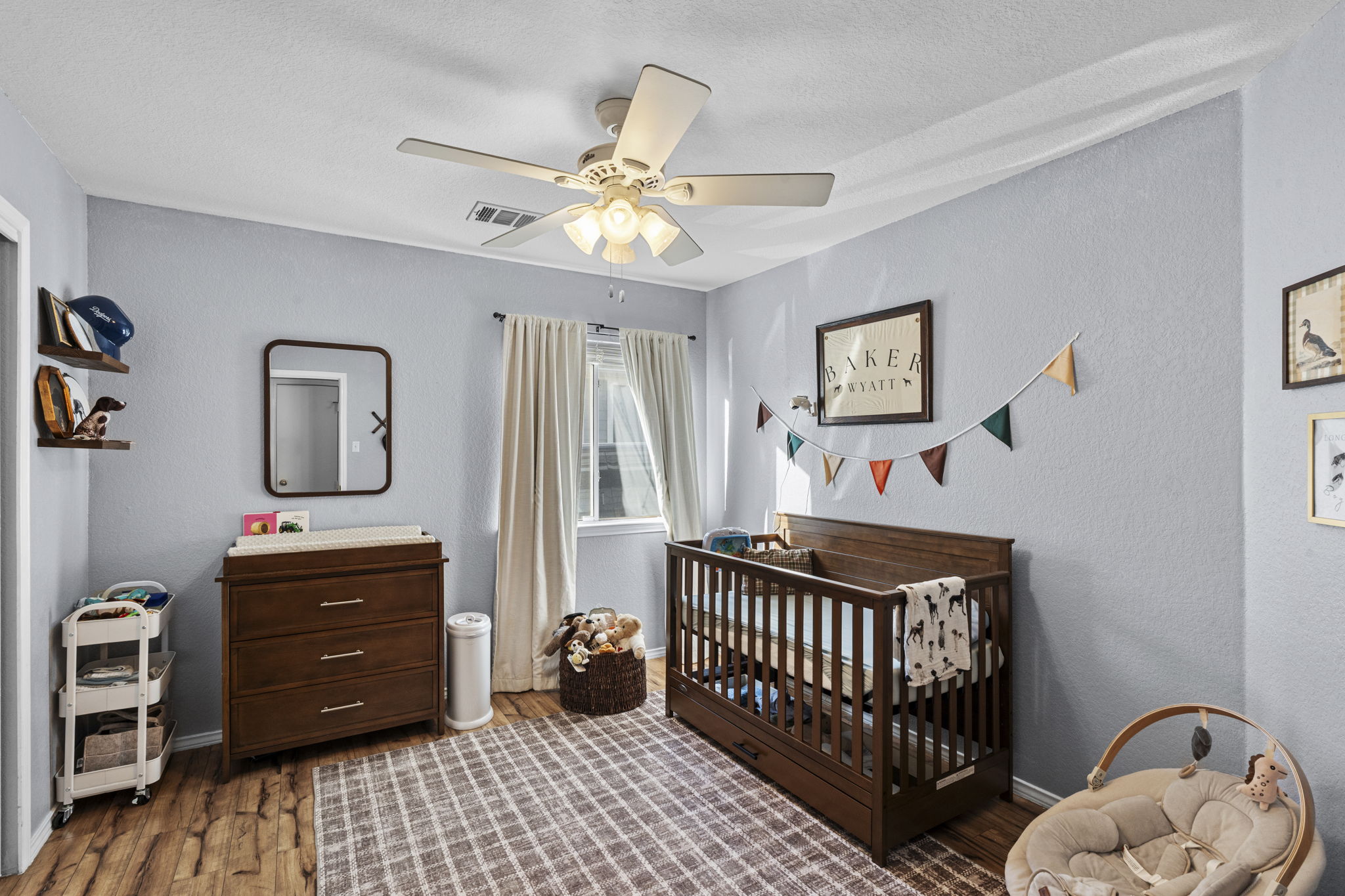 175 Wetzel Kyle, TX 78640 - Photo 17 of 40 Second bedroom with ceiling fan