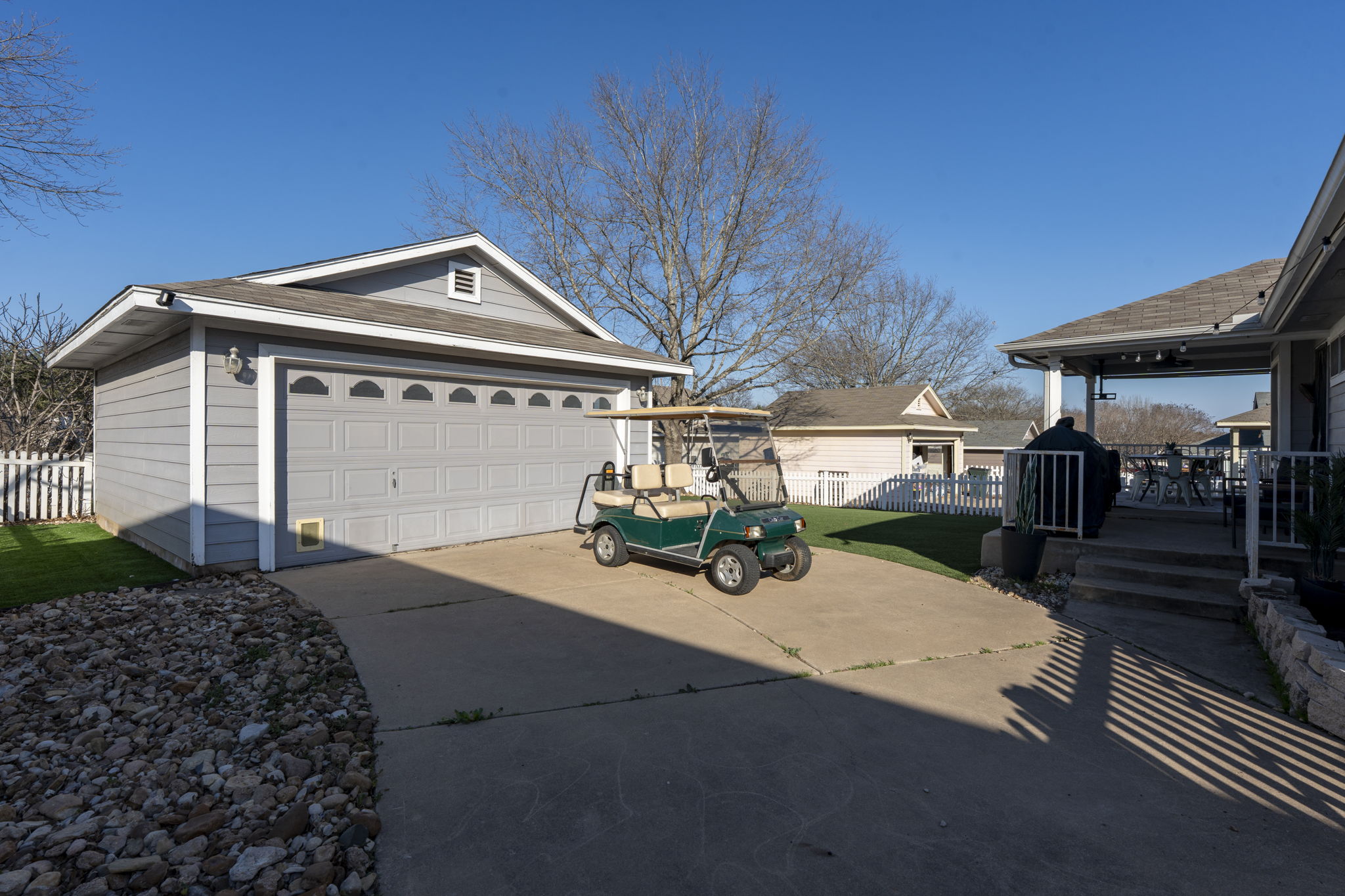 175 Wetzel Kyle, TX 78640 - Photo 26 of 40 View of detached garage which is set in the back of the home with long driveway. Golf cart is negotiable.
