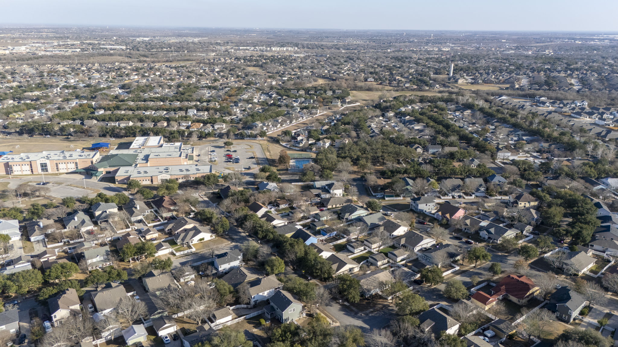 175 Wetzel Kyle, TX 78640 - Photo 38 of 40 Aerial view of Plum Creek neighborhood