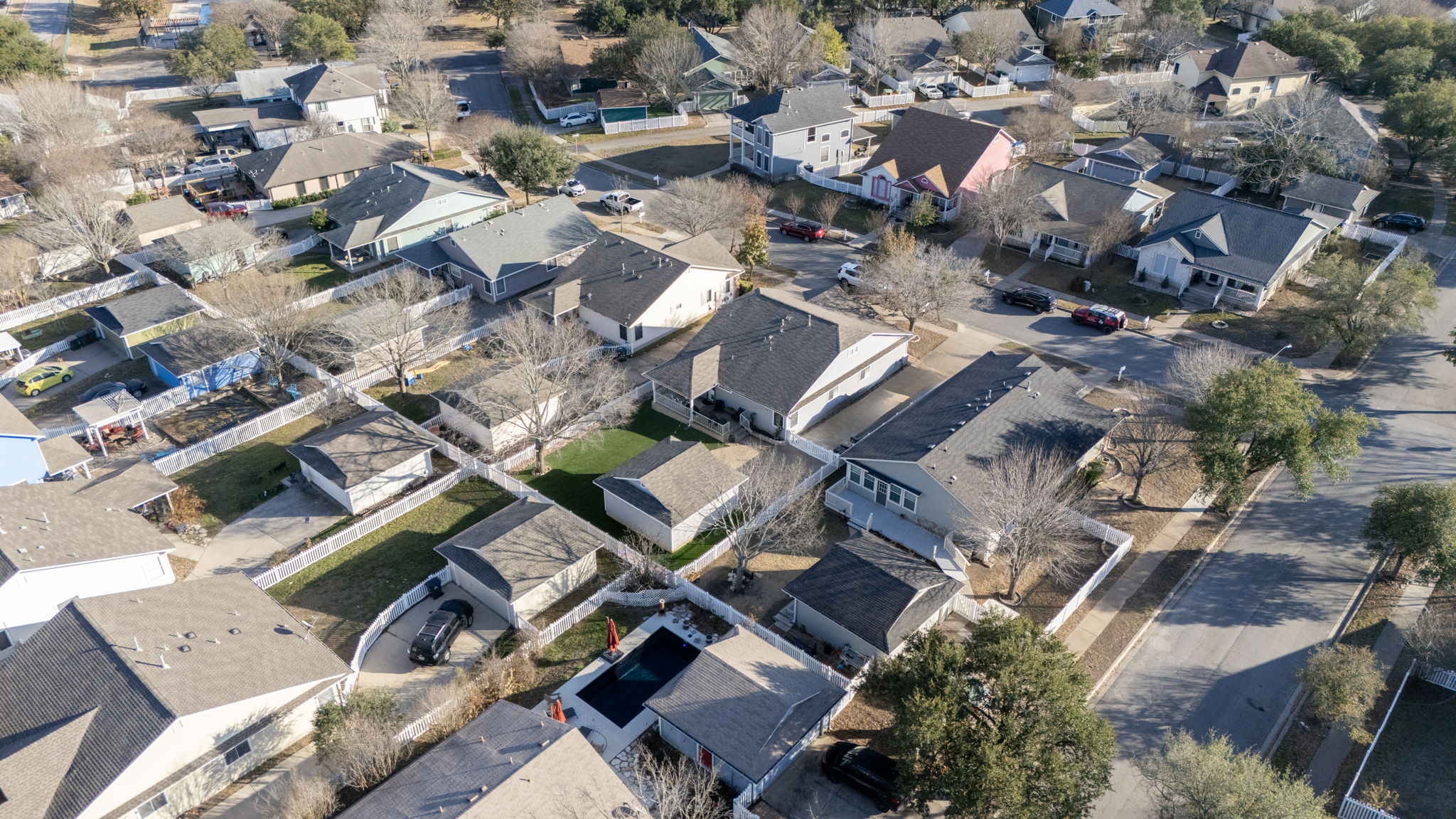 175 Wetzel Kyle, TX 78640 - Photo 40 of 40 Aerial view of home from the back yard