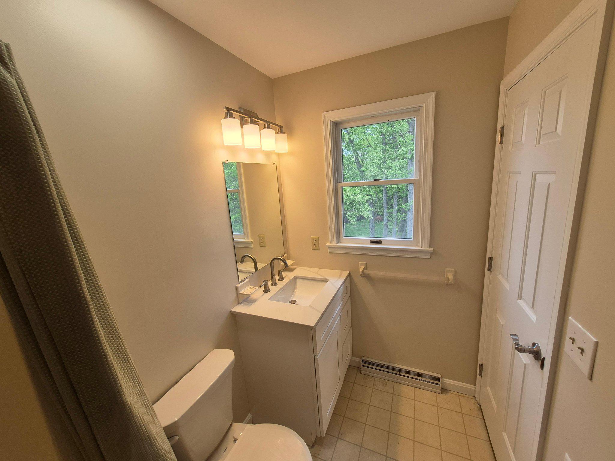 1406 Princeton Road Mechanicsburg, PA 17050 - Photo 37 of 53 a bathroom with a sink toilet and window